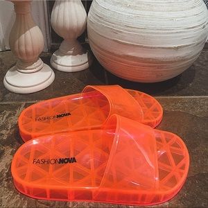 Fashion Nova Pink Sandals: Great Condition!